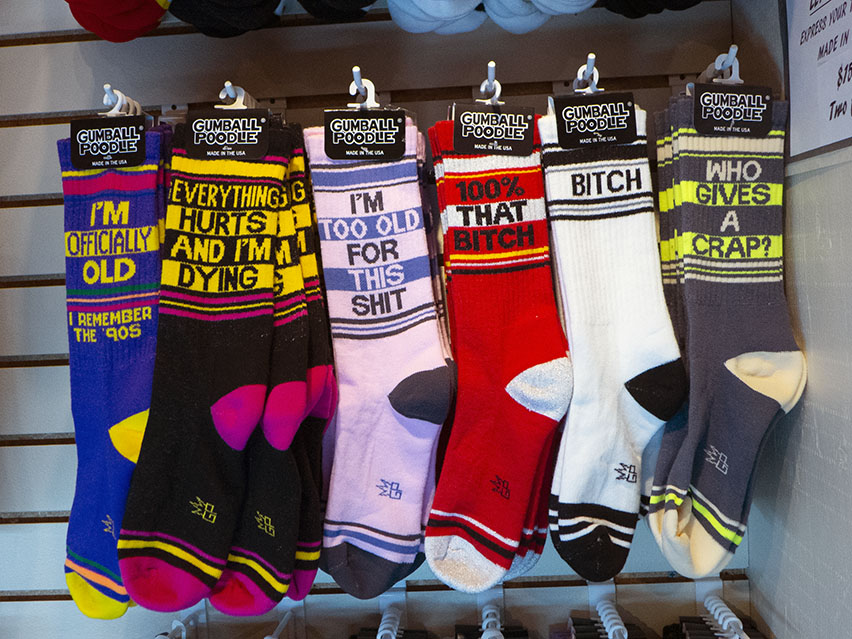 Picture of five socks