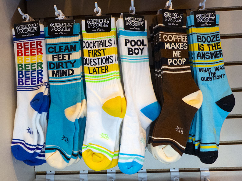 Picture of five socks