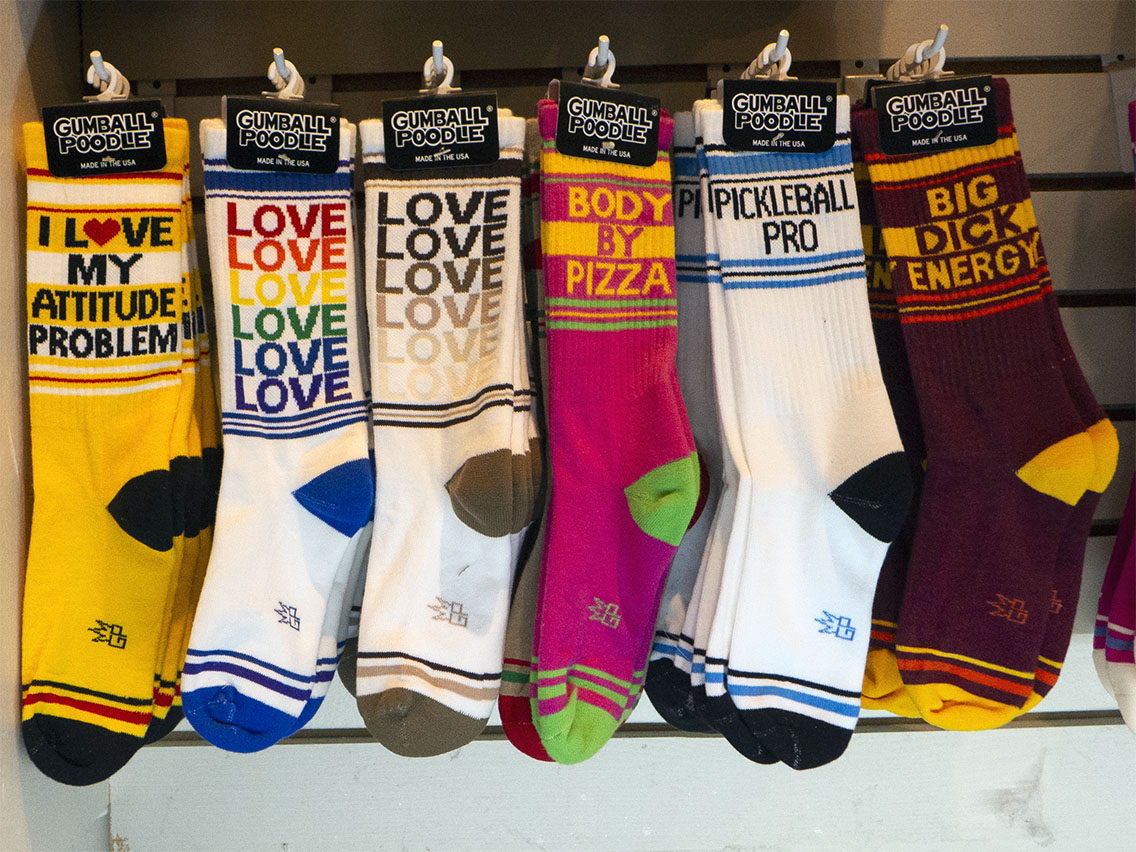 Picture of four socks