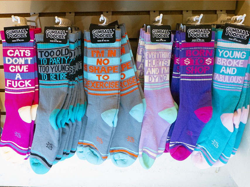 Picture of five socks